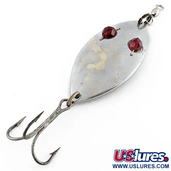 Hofschneider Red Eye Wiggler, нікель/червоні очі, 25 г, блесна коливалка (колебалка) #20371