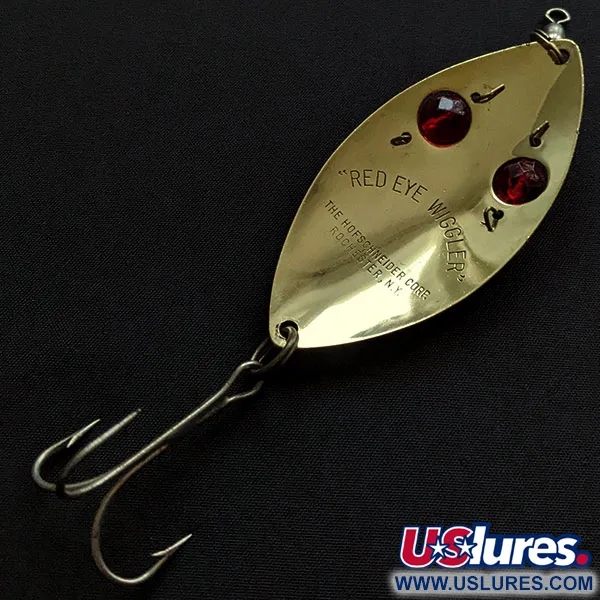 Hofschneider Red Eye Wiggler, золото/червоні очі, 25 г, блесна коливалка (колебалка) #20372
