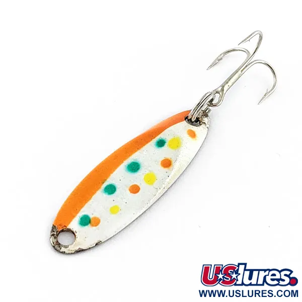 Acme Kastmaster, білий/оранжевий/нікель, 3,5 г, блесна коливалка (колебалка) #20394