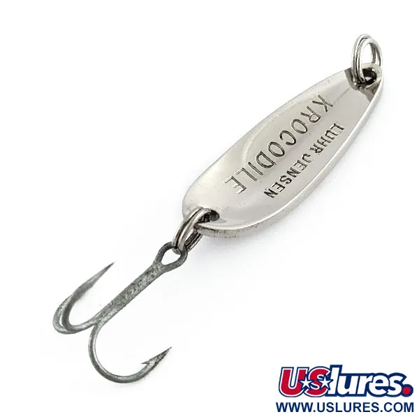 Luhr Jensen Krocodile, нікель, 9 г, блесна коливалка (колебалка) #20397