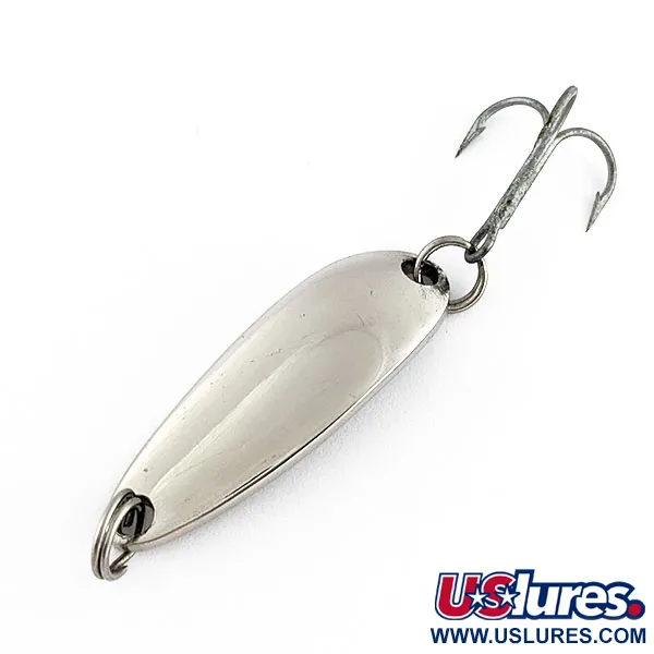 Luhr Jensen Krocodile, нікель, 9 г, блесна коливалка (колебалка) #20397