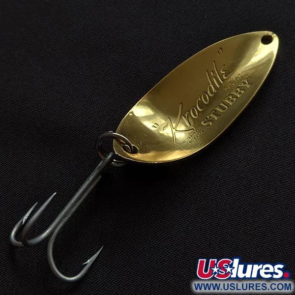  Luhr Jensen Lil' Kroc (Krocodile Stubby), помаранчевий/золото, 14 г, блесна коливалка (колебалка) #20416