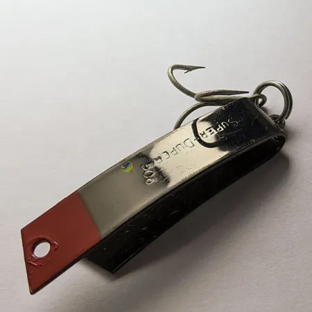 Luhr Jensen Super-Duper 506, чорний/червоний, 7 г, блесна коливалка (колебалка) #20424