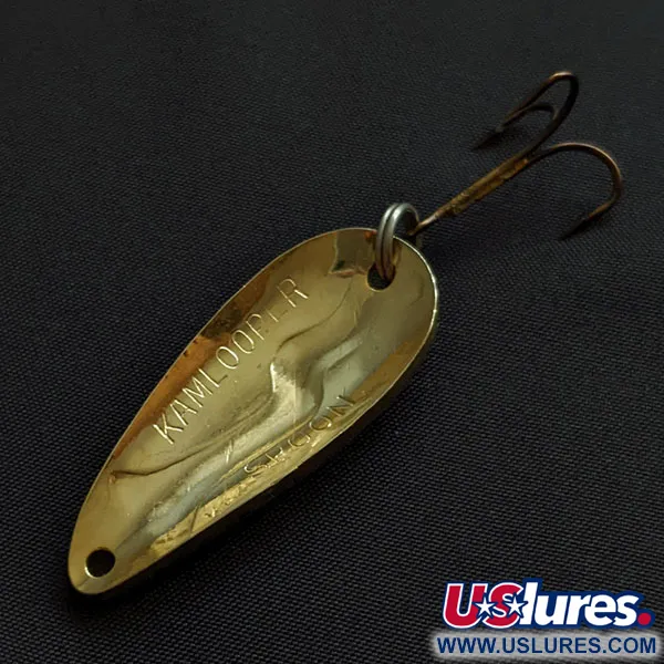 Acme Kamlooper Spoon, золото/червоний/білий, 11 г, блесна коливалка (колебалка) #20436