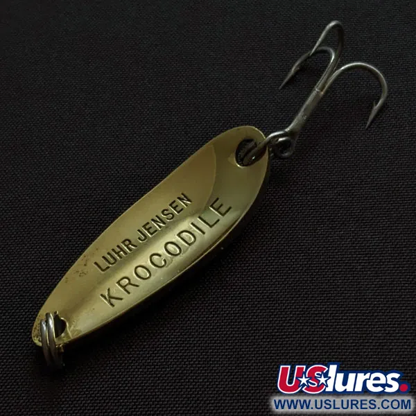 Luhr Jensen Krocodile, золото, 9 г, блесна коливалка (колебалка) #20437