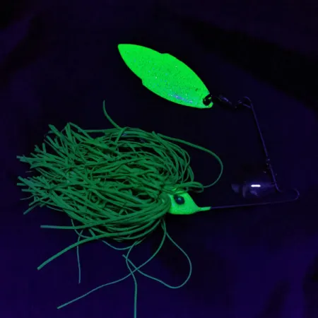Other Elite Spinnerbait UV, шартрез UV - світиться в ультрафіолеті, 14 г, блешня оберталка (вертушка) #20472