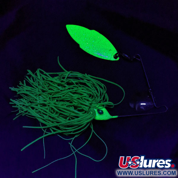  Elite Spinnerbait UV, шартрез UV - світиться в ультрафіолеті, 14 г, до рибалки #20472