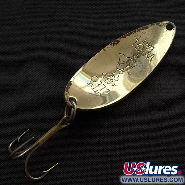 Seneca Little Cleo (Hula Girl), помаранчевий/золото, 14 г, блесна коливалка (колебалка) #20475