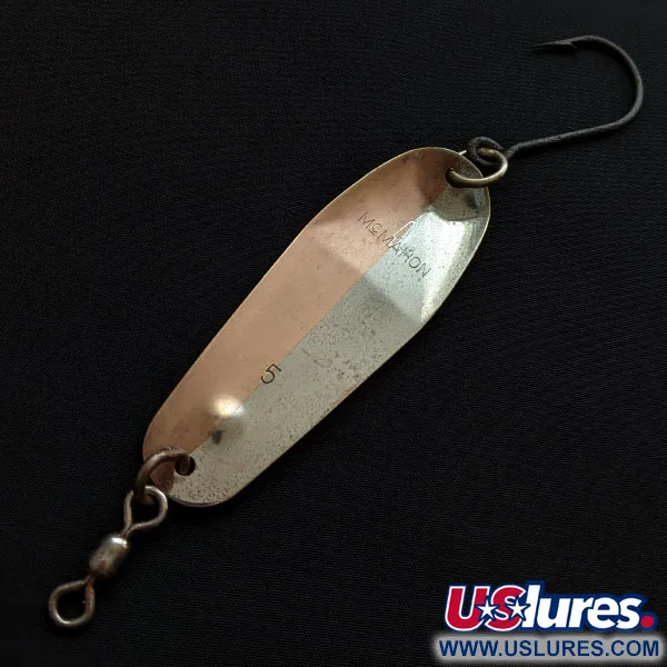  Luhr Jensen McMahon 5, нікель/латунь, 14 г, блесна коливалка (колебалка) #20478