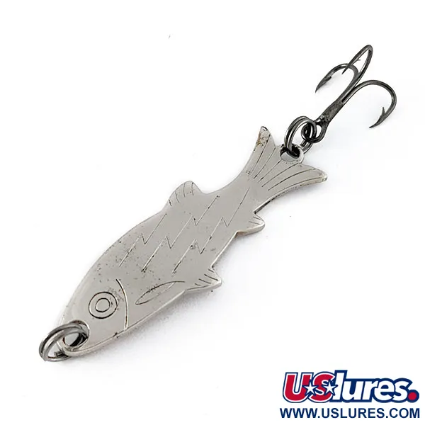  Atlantic Lures Golden Wobble-Fish, нікель, 7 г, блесна коливалка (колебалка) #20479