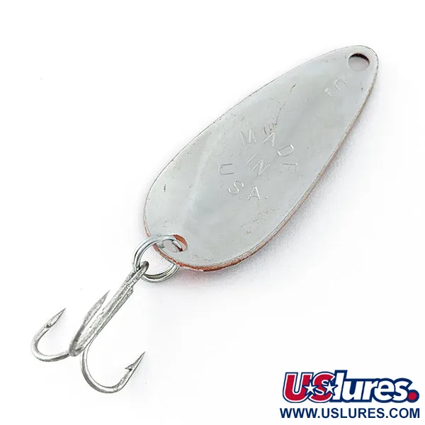Worth Chippewa Steel Spoon, нікель/червоний/чорний, 6 г, блесна коливалка (колебалка) #20480