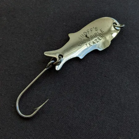Shoff's Big Triple Teazer, нікель, 2 г, блесна коливалка (колебалка) #20503