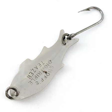 Shoff's Big Triple Teazer, нікель, 2 г, блесна коливалка (колебалка) #20503