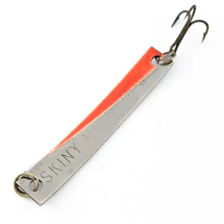 Yakima Bait Skiny-miny, нікель/помаранчевий UV, 4 г, блесна коливалка (колебалка) #20509