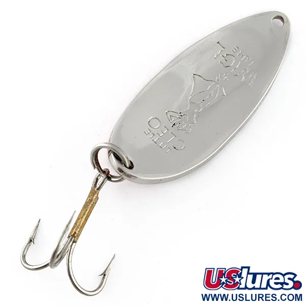 Seneca Little Cleo (Hula Girl), нікель/помаранчевий, 14 г, блесна коливалка (колебалка) #20531