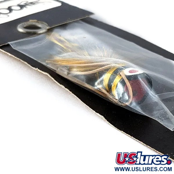 Boone Bait  Boone Fly popper, чорний/жовтий, , до рибалки #20540