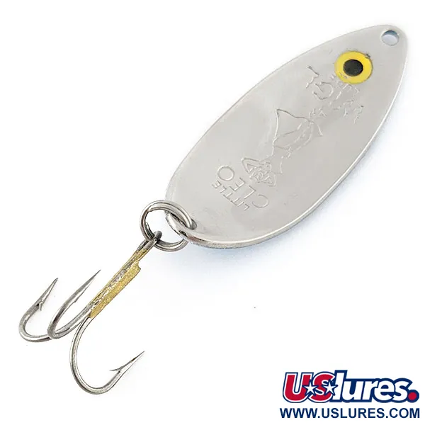 Seneca Little Cleo (Hula Girl), нікель/сині перли, 14 г, блесна коливалка (колебалка) #20541