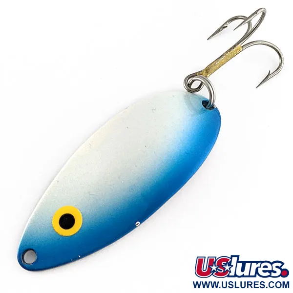 Seneca Little Cleo (Hula Girl), нікель/сині перли, 14 г, блесна коливалка (колебалка) #20541