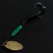 Yakima Bait Worden’s Original Rooster Tail, латунь/зелений, 8 г, блешня оберталка (вертушка) #20546