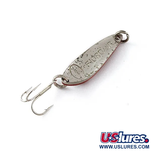 Acme Fiord Spoon Jr  Lightning (50-х років), червоний/білий/нікель, 3,4 г, блесна коливалка (колебалка) #20563