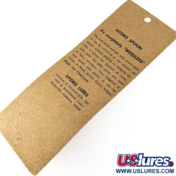 Hydro Lures Незачіпляйка Hydro Spoon, чорний/зелений, 11 г, до рибалки #20569