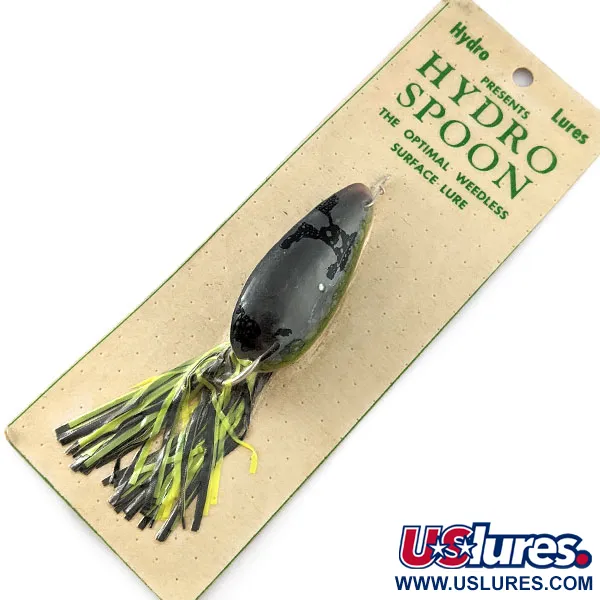 Hydro Lures Незачіпляйка Hydro Spoon, чорний/зелений, 11 г, до рибалки #20569