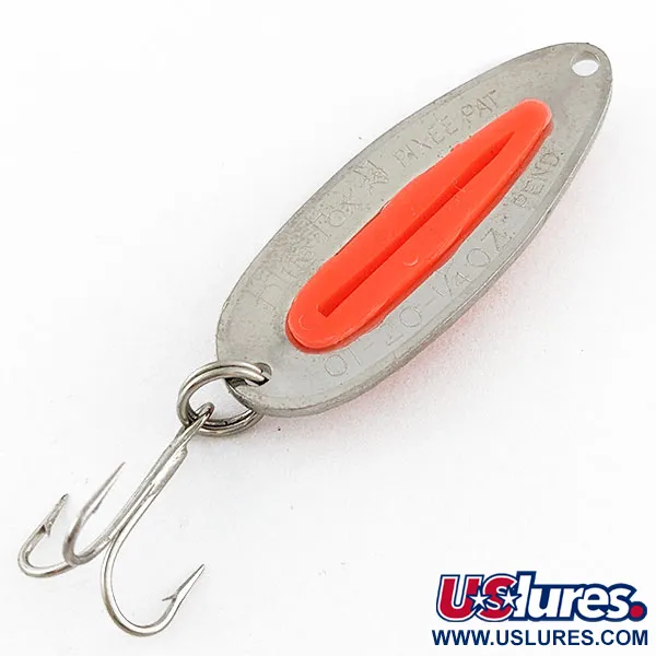 Blue Fox Pixee, нікель/червоний, 7 г, блесна коливалка (колебалка) #20607