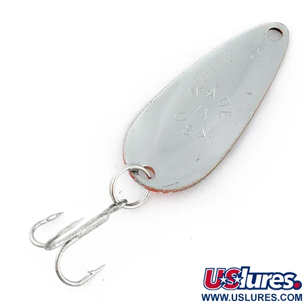 Worth Chippewa Steel Spoon, червоний/чорний/нікель, 6 г, блесна коливалка (колебалка) #20615