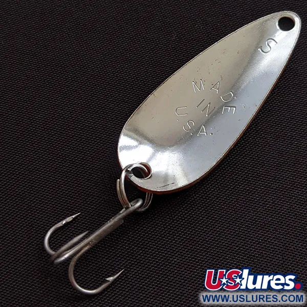 Worth Chippewa Steel Spoon, червоний/чорний/нікель, 6 г, блесна коливалка (колебалка) #20615