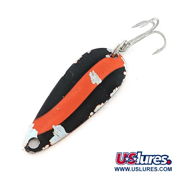 Worth Chippewa Steel Spoon, червоний/чорний/нікель, 6 г, блесна коливалка (колебалка) #20615