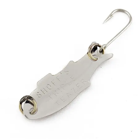 Shoff's Triple Teazer, нікель, 1,1 г, блесна коливалка (колебалка) #20628