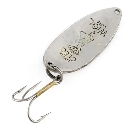 Seneca Little Cleo (Hula Girl), нікель/зелений, 18 г, блесна коливалка (колебалка) #20638