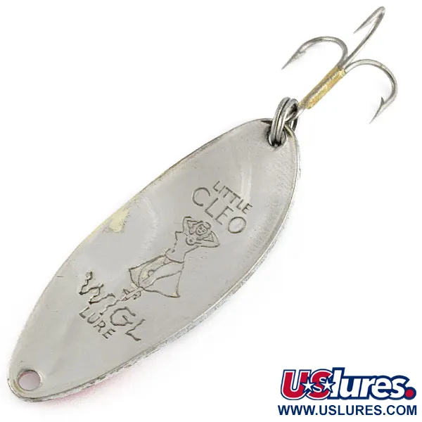 Seneca Little Cleo (Hula Girl), білий перли/червоний/нікель, 14 г, блесна коливалка (колебалка) #20641