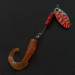 Yakima Bait Worden’s Original Rooster Tail, латунь/червоний, 3,6 г, блешня оберталка (вертушка) #20645