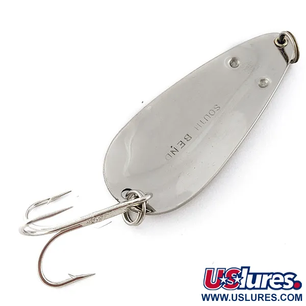  South Bend Indiana Mouse, нікель, 17 г, блесна коливалка (колебалка) #20655