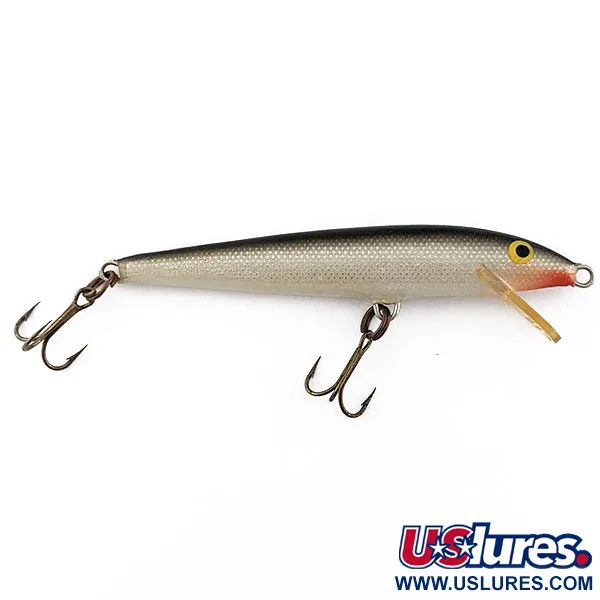  Rapala Original Floater F9 (Ireland), S (Silver), 4 г, воблер #20660