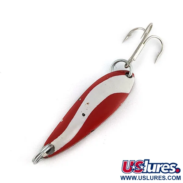 Acme Fiord Spoon Jr  Lightning (1950-х років), нікель/червоний/білий, 3,4 г, блесна коливалка (колебалка) #20668