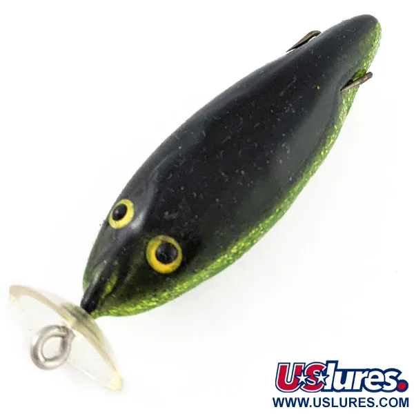 Mann's Bait  Vintage Mann’s Spitting Shad Weedless ​ Frog  , green glitter, 7 г, до рибалки #20689
