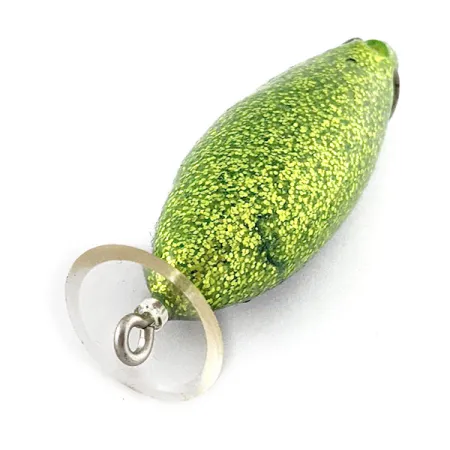 Mann's Bait  Vintage Mann’s Spitting Shad Weedless ​ Frog  , green glitter, 7 г, воблер #20689