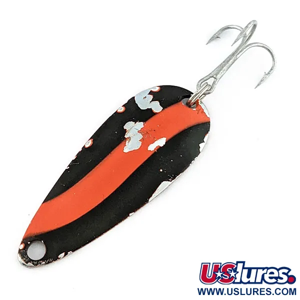 Worth Chippewa Steel Spoon, чорний/червоний/нікель, 6 г, блесна коливалка (колебалка) #20704