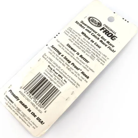 Snag Proof Original Frog, Green, 10 г, воблер #20731