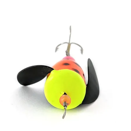 Yakima Bait Spin-N-Glo, Black Wings - Flame , 5 г, блешня оберталка (вертушка) #20741