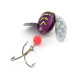 Yakima Bait Spin-N-Glo, Mylar Wings - Metallic Purple Chartreuse Tiger, 4 г, до рибалки #20742