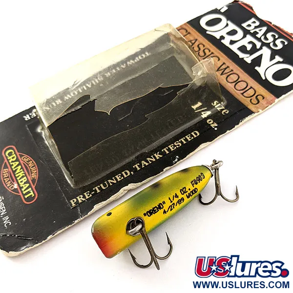  Luhr Jensen Bass Oreno Classic Woods, Frog, 7 г, воблер #20748