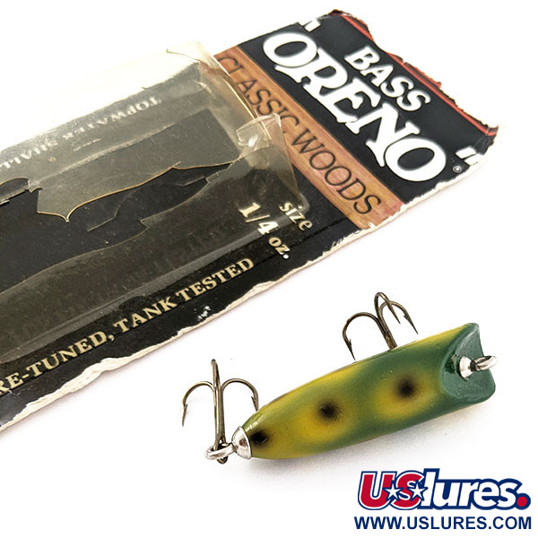  Luhr Jensen Bass Oreno Classic Woods, Frog, 7 г, воблер #20748