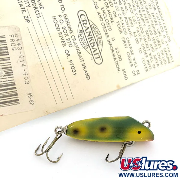  Luhr Jensen Bass Oreno Classic Woods, Frog, 7 г, воблер #20748