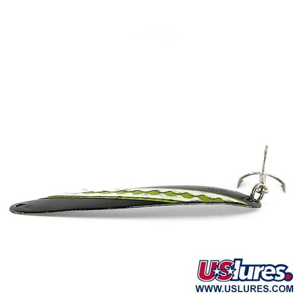 Other Avery Assassin Trolling Spoon, білий/чорний/наклейка світиться у темряві, 12,5 г, блесна коливалка (колебалка) #20759