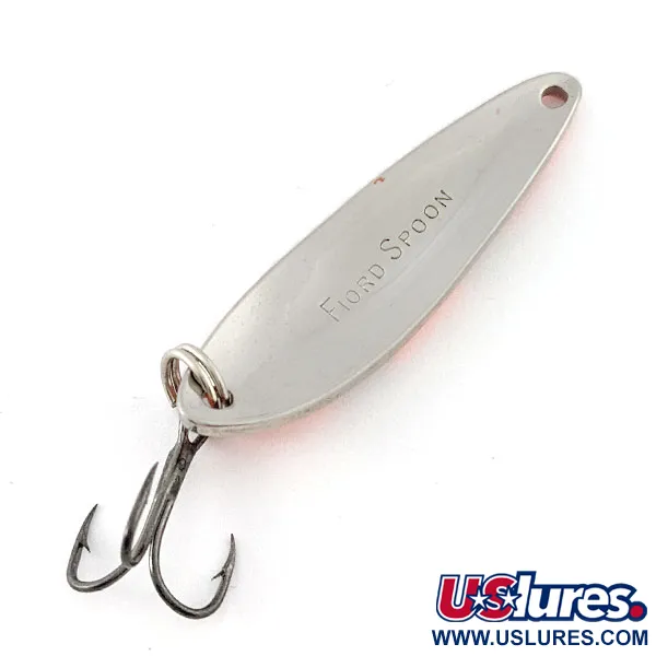 Acme Fiord Spoon UV, нікель/червоний УФ, 7 г, блесна коливалка (колебалка) #20760