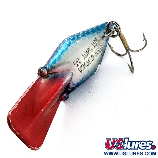 Luhr Jensen Hot Shot 35 No Rattle, Silver Blue Pirate, 7 г, воблер #20762
