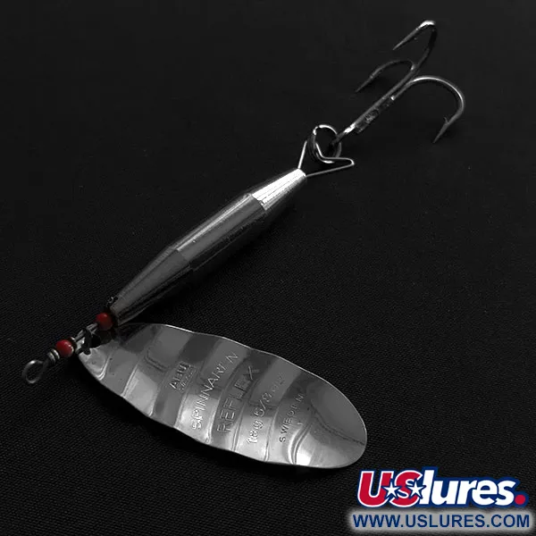 Abu Garcia Vintage Abu Spinnaren Reflex, нікель, 18 г, блешня оберталка (вертушка) #20772